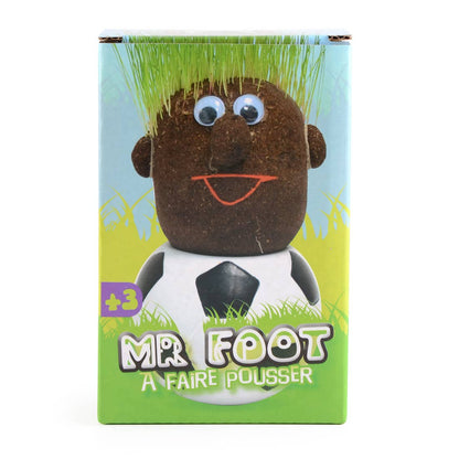 Mr Foot - Tête à pousser - Kit créatif de jardinage Enfant