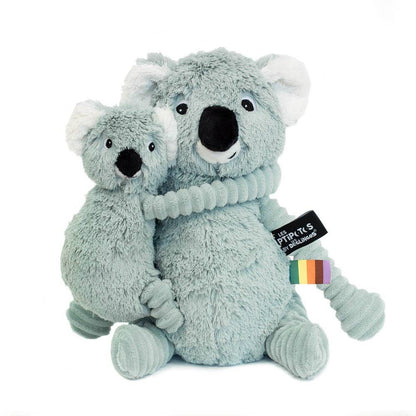 Peluche Les Ptipotos - Trankilou le Koala Mum & Baby Mint