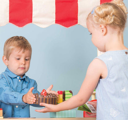 Gâteau au chocolat - Jeu sensoriel enfant