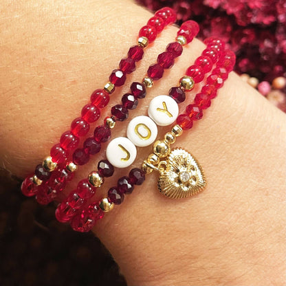 Kit Bracelet En Perles De Verre Joy