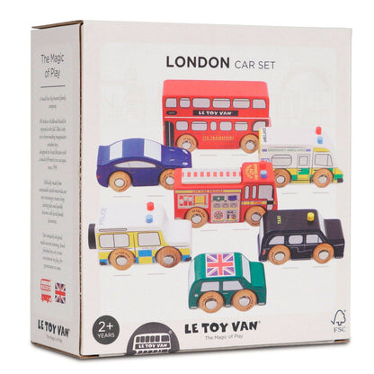 Set de voitures London - Jeu éducatif enfant ( 3 ans et + )