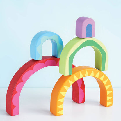 Jouet Rainbow Tunnel - Jeu Montessori enfant