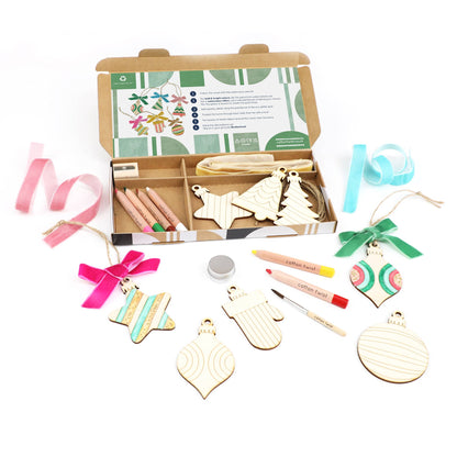 Kit de bricolage pour décorations de Noël à paillettes