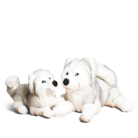 Ma peluche Husky Léonard